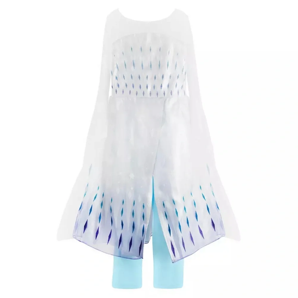 Authentic Disney Elsa Snow Queen Costume for Kids – Frozen 2 Size 7/8
